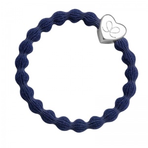 By Eloise Bangle Band - Navy Heart